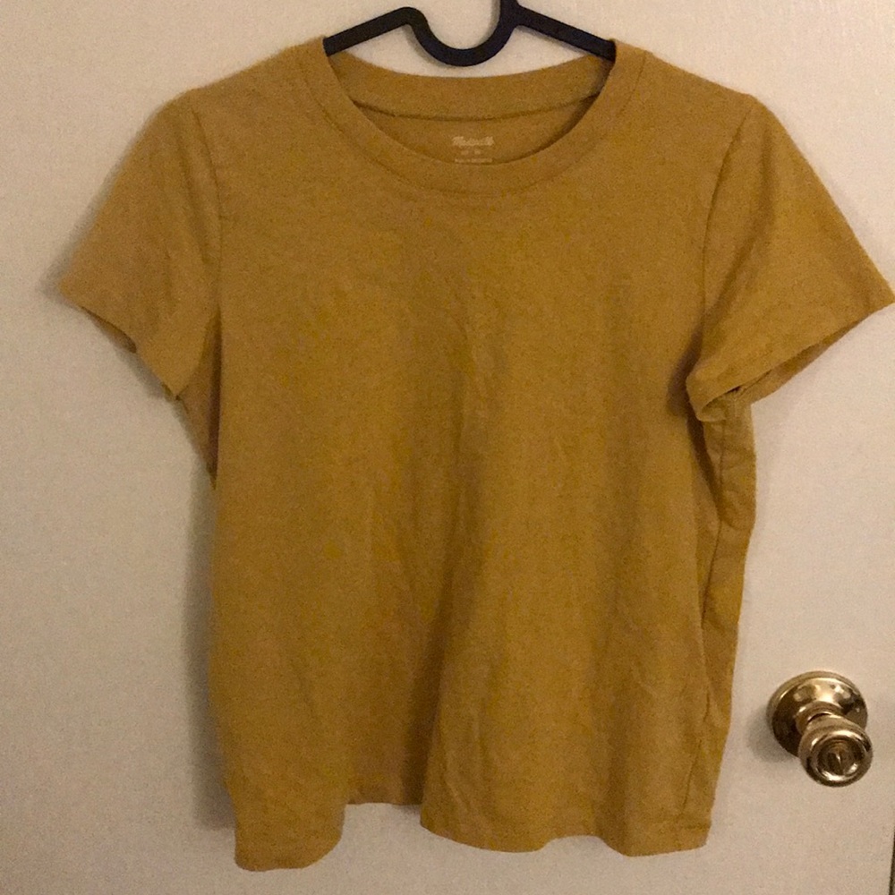 Madewell yellow tee
